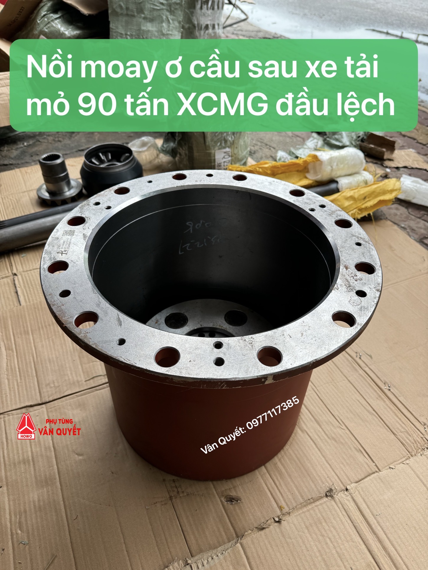 Bán nồi moay ơ cầu sau xe tải mỏ 90 tấn XCMG