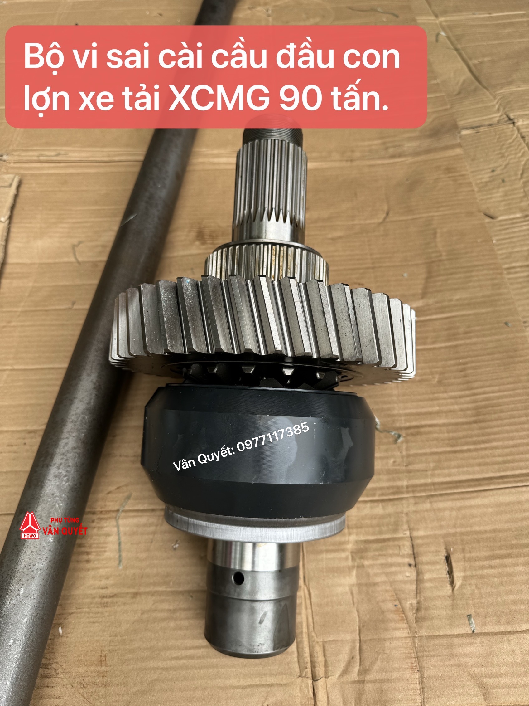 Bộ vi sai cài cầu đầu con lợn xe tải mỏ 90 tấn XCMG