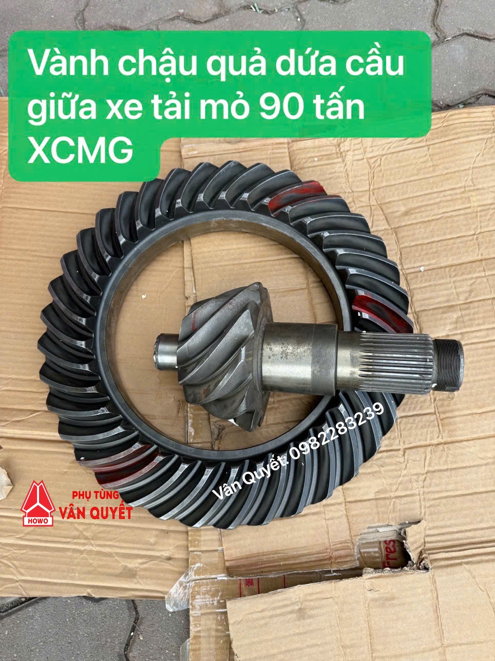 Bán vành chậu quả dứa cầu giữa xe tải mỏ 90 tấn XCMG