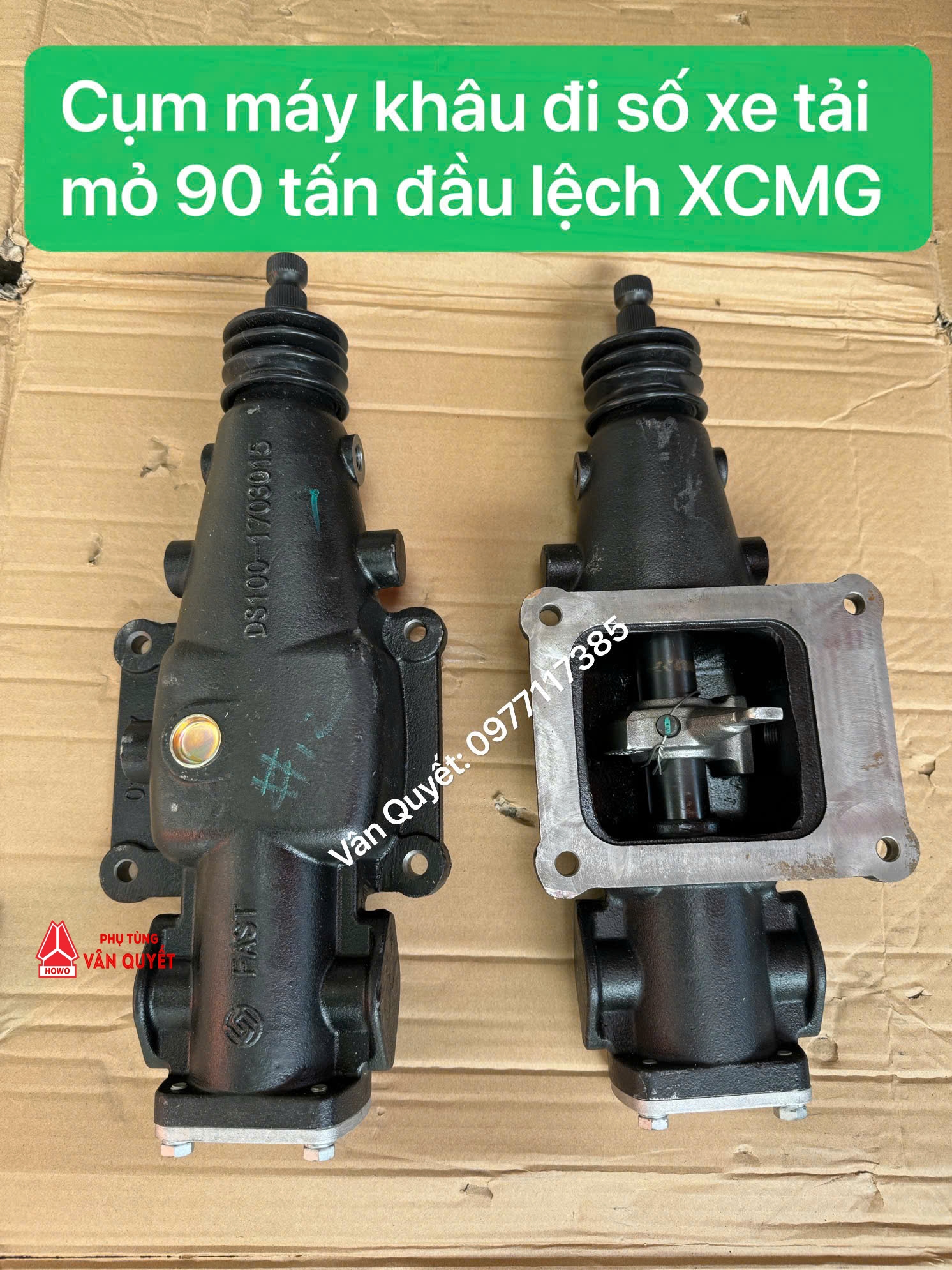 Bán cụm máy khâu đi số xe tải mỏ 90 tấn XCMG đầu lệch hộp số Fast