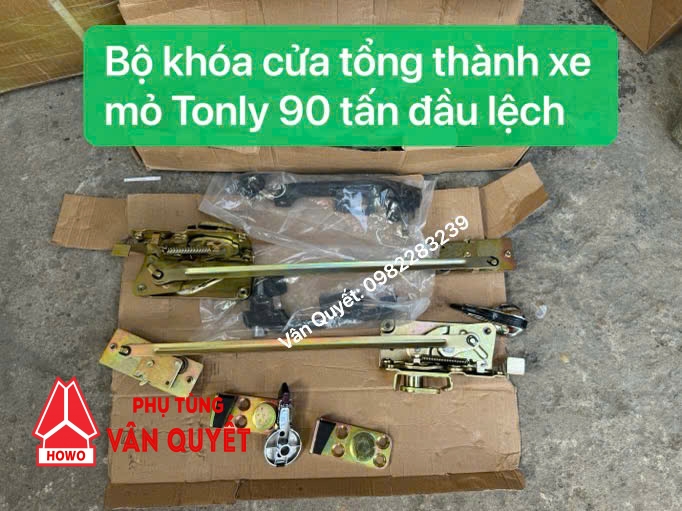 Bộ khóa cánh cửa xe tải mỏ Tonly 90 tấn - TL875K - TL875B