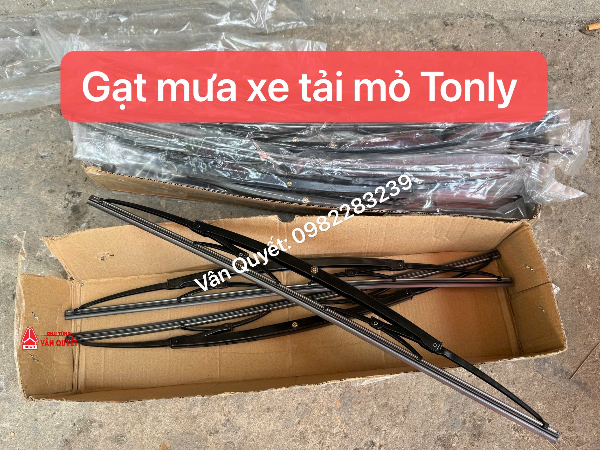 Bán chổi gạt mưa xe mỏ 90 tấn Tonly đầu lệch TL875K - TL875B