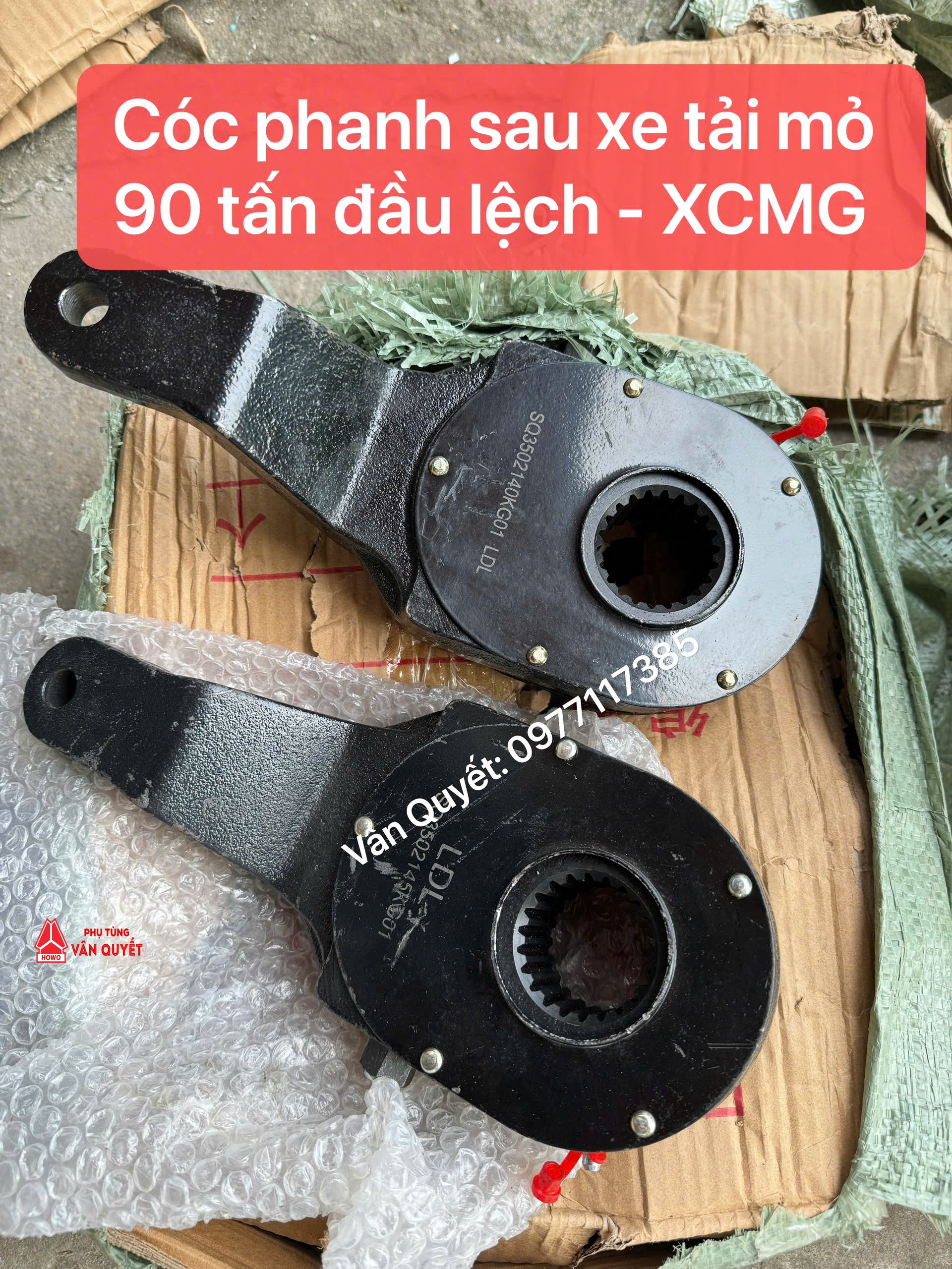 Bán cóc tăng chỉnh phanh trước, phanh sau xe tải mỏ 90 tấn XCMG