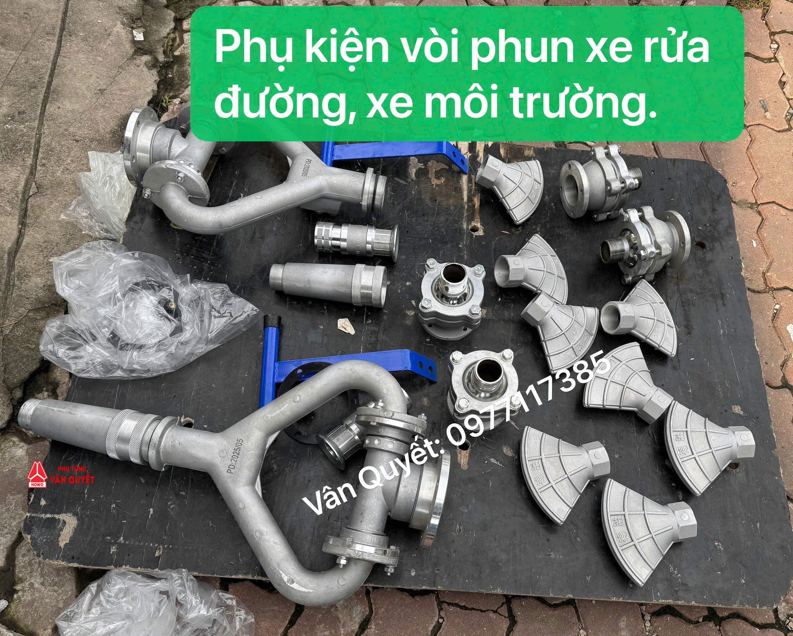 Bán súng phun nước, bép phun, khớp xoay, phụ kiện vòi phun xe tưới nước rửa đường, xe môi trường tưới cây