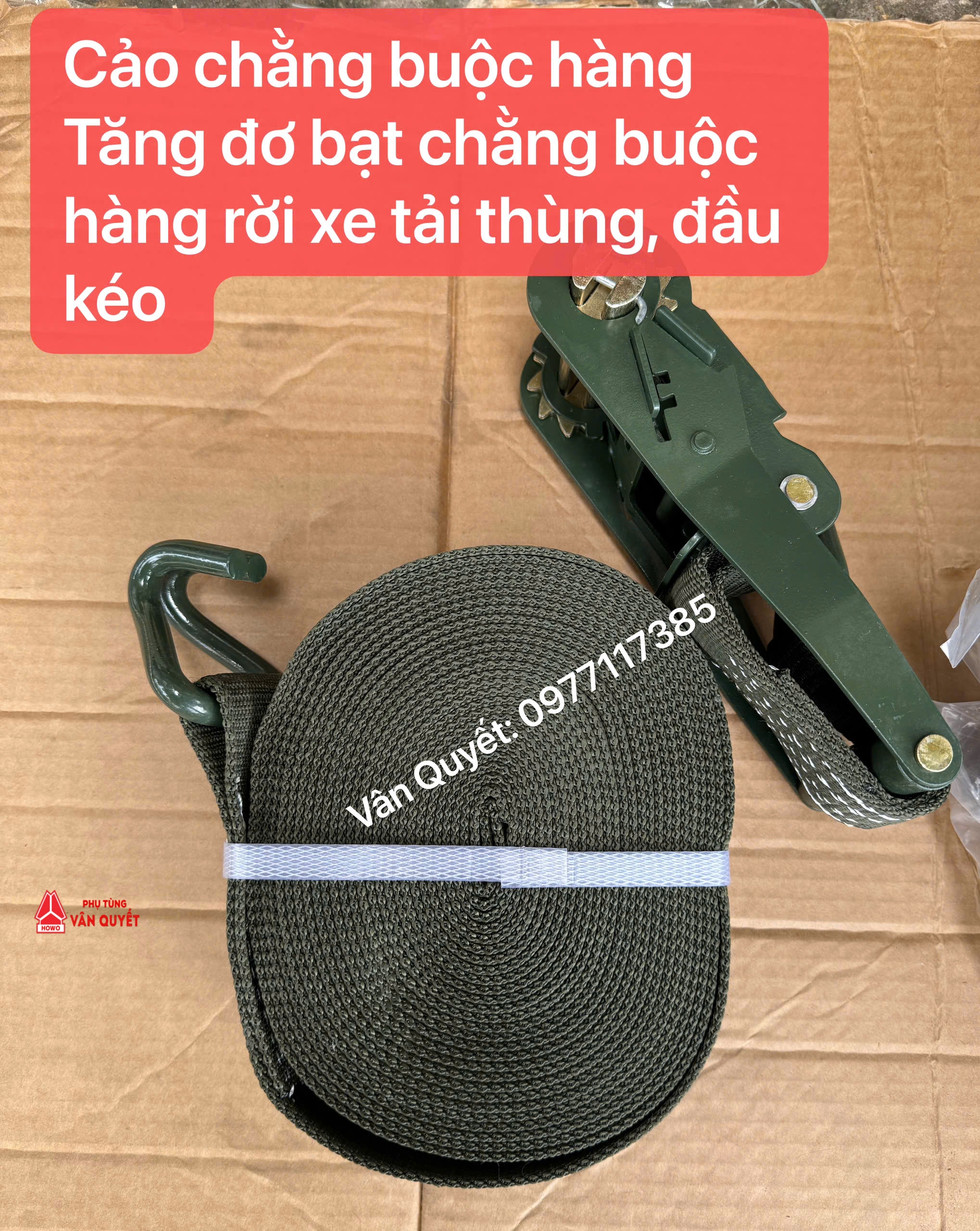 Bán cảo chằng buộc hàng, Tăng đơ bạt chằng buộc hàng cho xe tải đầu kéo, xe tải thùng