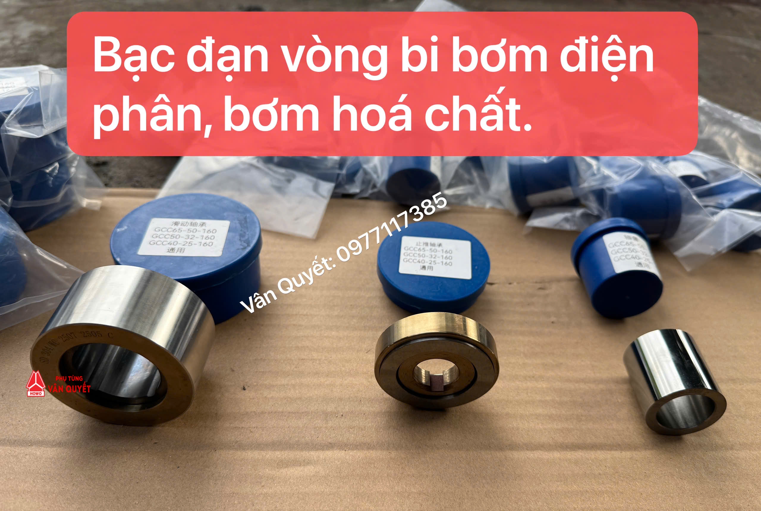 Bán vòng bi, bạc đạn bơm hóa chất, bơm giải hấp điện phân trong ngành khai khoáng, tuyển quặng vàng, trì kẽm, bạc thiếc