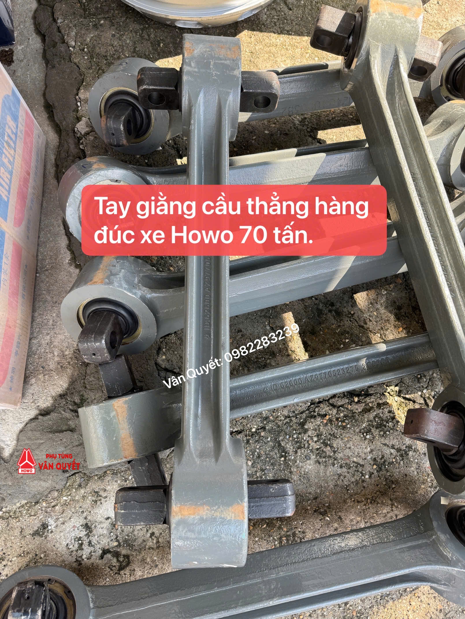 Bán Tay giằng cầu trên, giằng cầu dưới xe Howo 70 tấn, 90 tấn đầu lệch. AZ9770523274, AZ9770523275