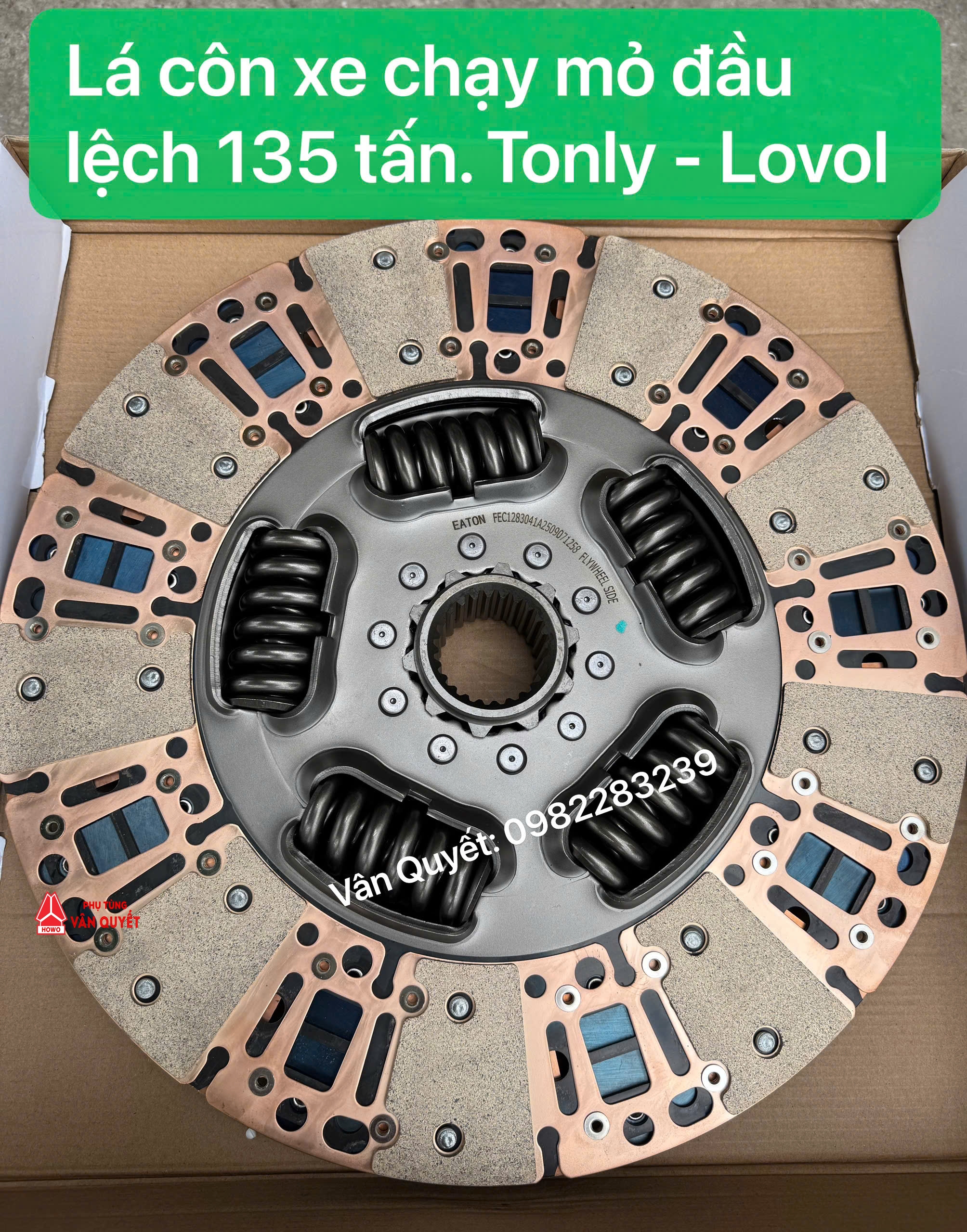 Lá côn lắp xe tải chạy mỏ 135 tấn. Tonly - Lovol - XCMG - MT - RT - Weichai - Sany - Shacman. FEC1283041A