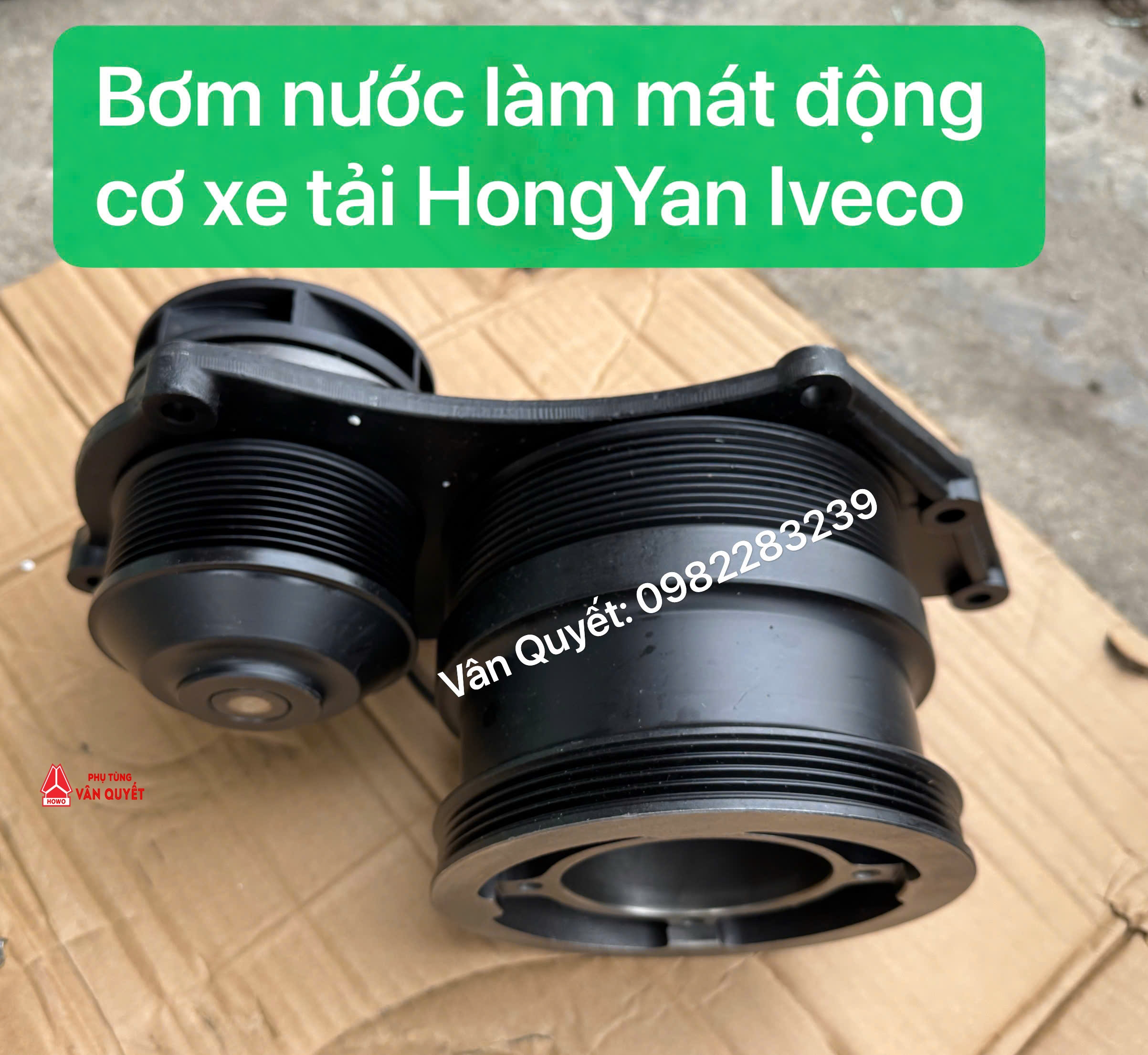 Bơm nước làm mát động cơ xe tải HongYann Iveco 390 - 430.