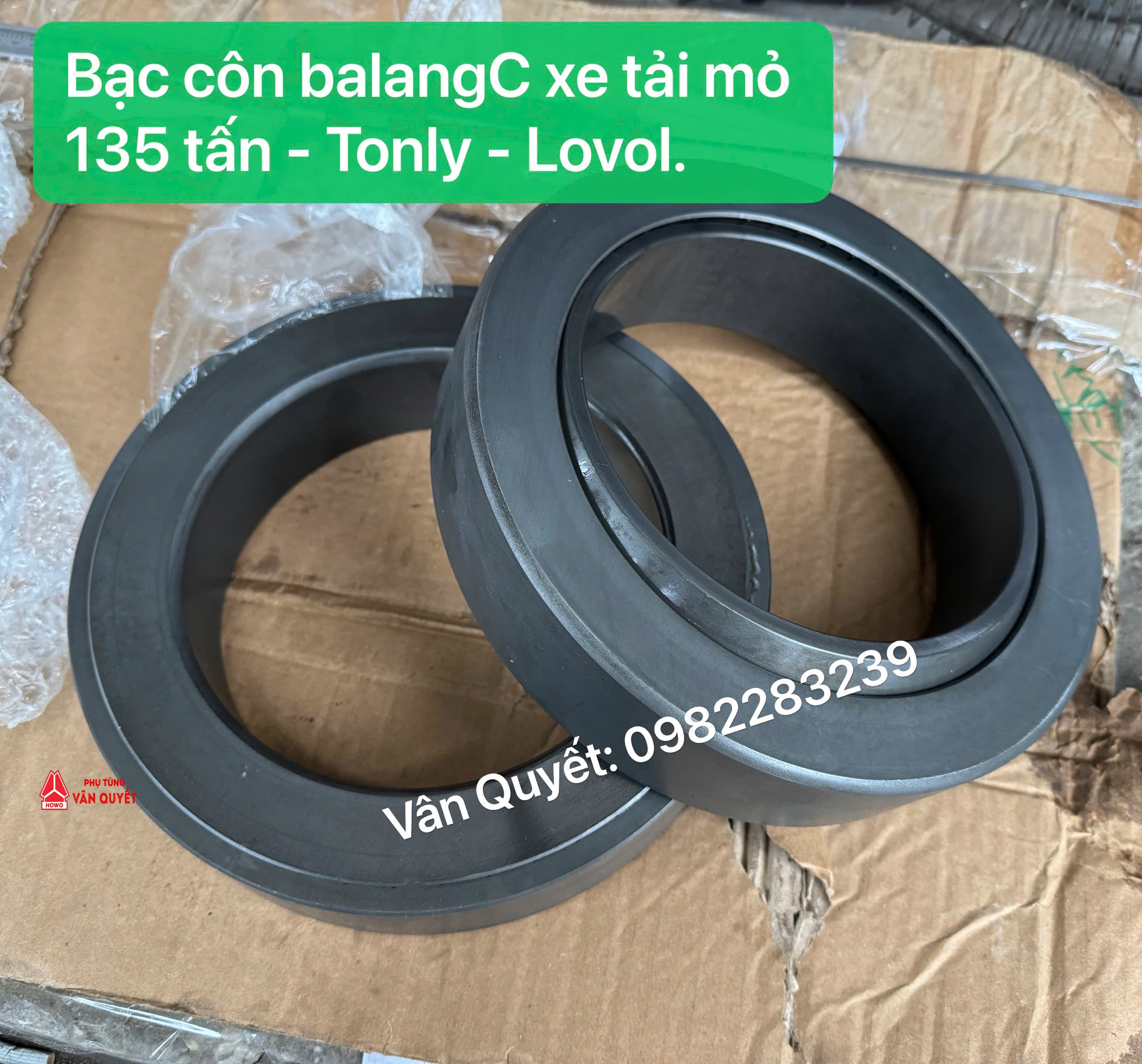 Bạc côn BalangC xe tải chạy mỏ 135 tấn, Bi chao BalangC xe tải mỏ 135 tấn đầu lệch Tonly - Lovol. phi 240x165x50