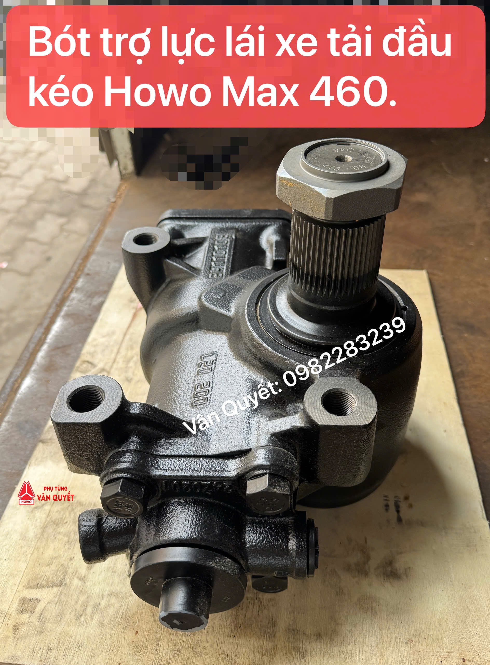 Bót lái xe đầu kéo Howo Max 460 chính hãng. WG9925477108