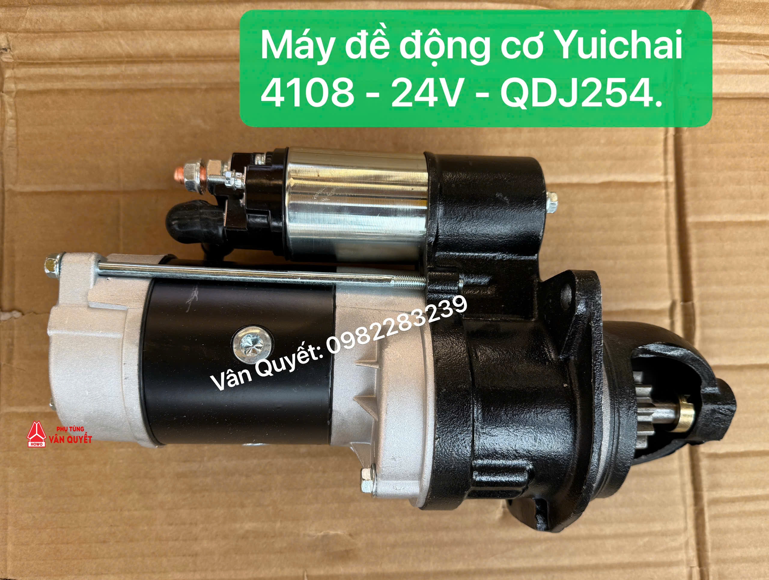 Bán Máy đề động cơ Yuichai 4108 - 11 răng 24V - QDJ254
