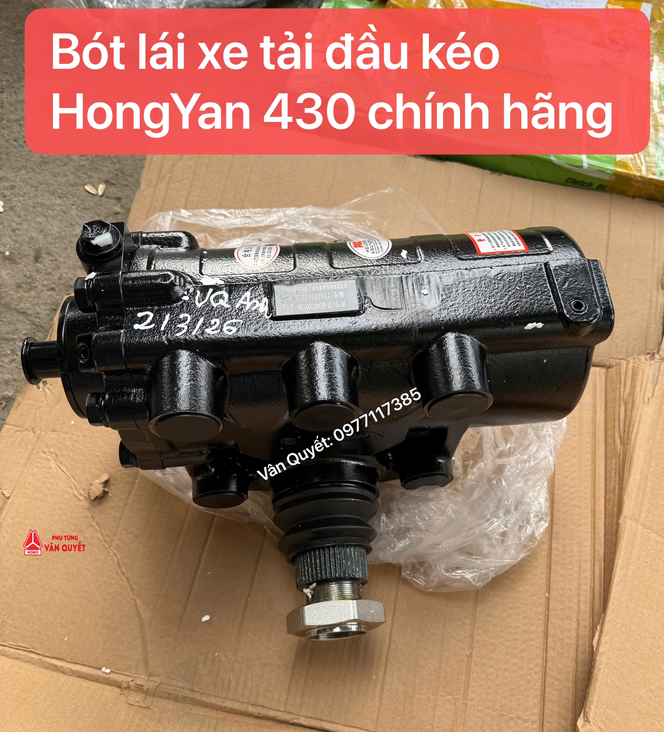 Bót trợ lực lái xe đầu kéo Iveco HongYan 430, Bót lái xe tải HongYan 430