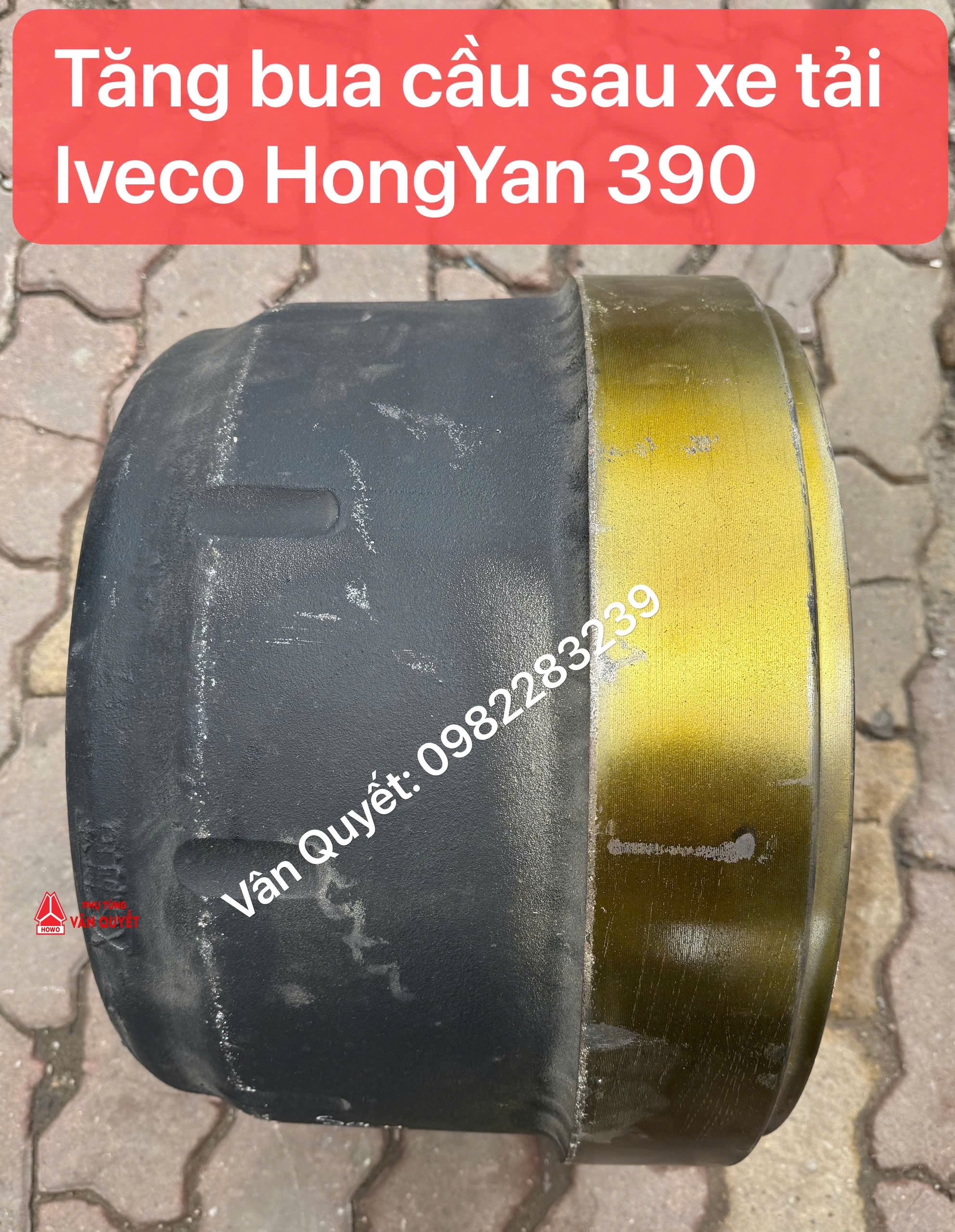Tăng bua cầu sau xe tải Iveco HongYan 390