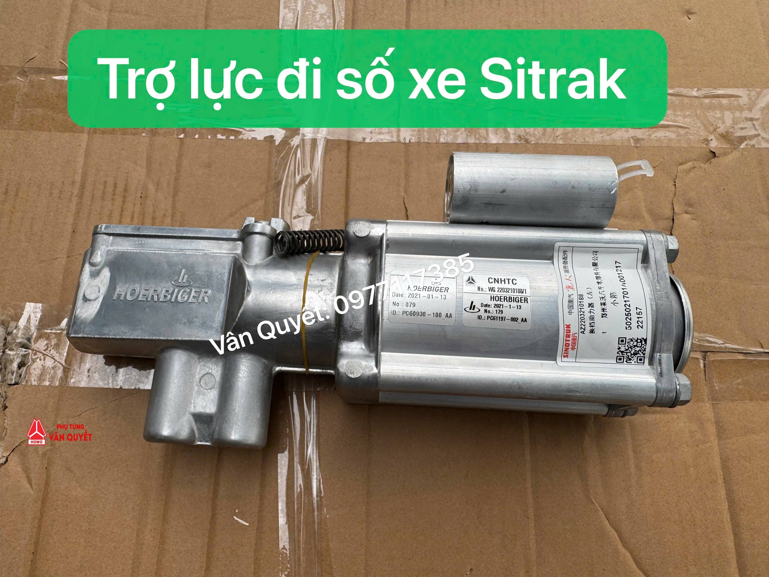 Trợ lực hộp số xe Sitrak - WG2203210188