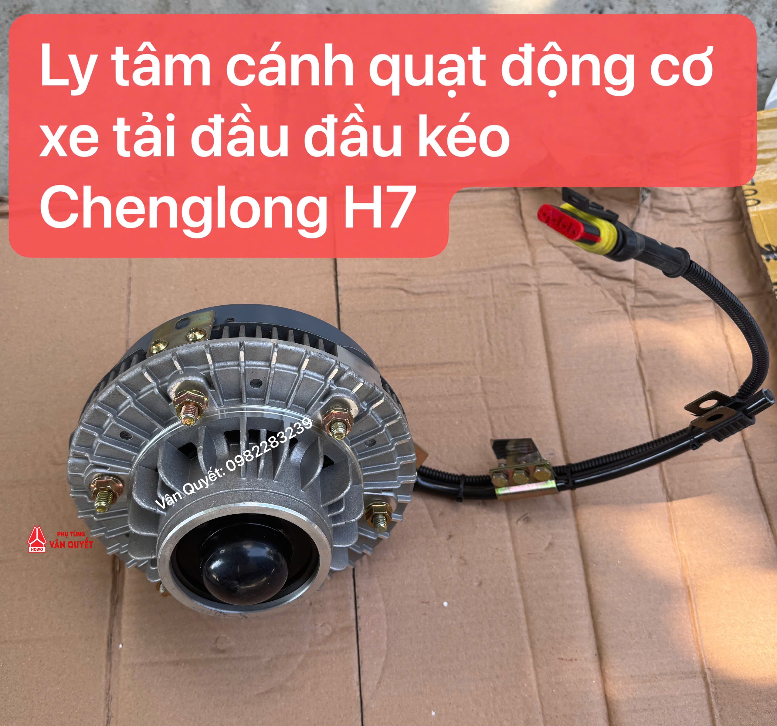 Ly tâm động cơ Yuichai xe tải đầu kéo Chenglong H7.