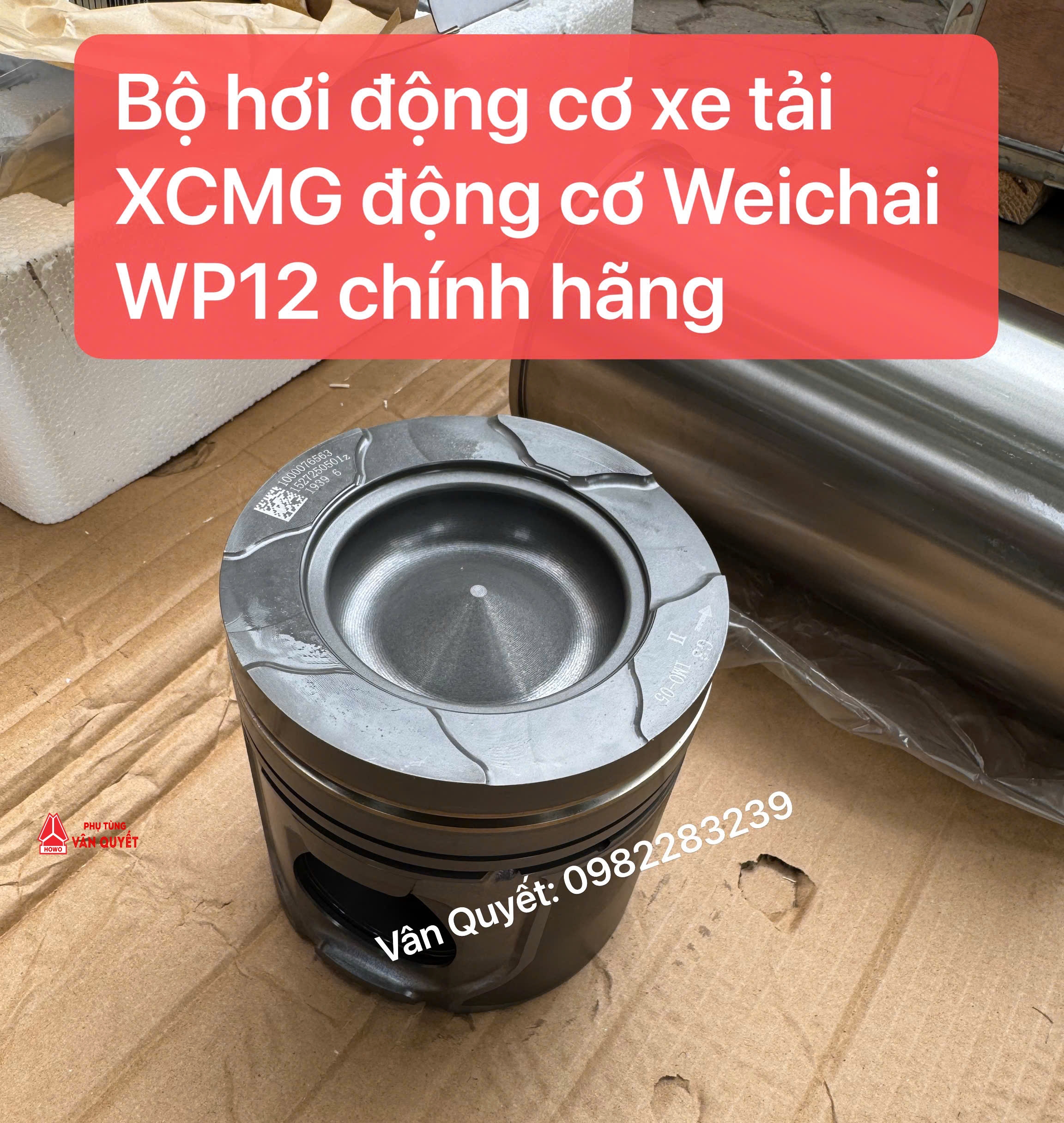 Bán Bộ hơi, xy lanh, pistong, séc măng, tay biên, bạc biên balie, trục cơ, gioăng phớt đại tu máy động cơ Weichai WP12.