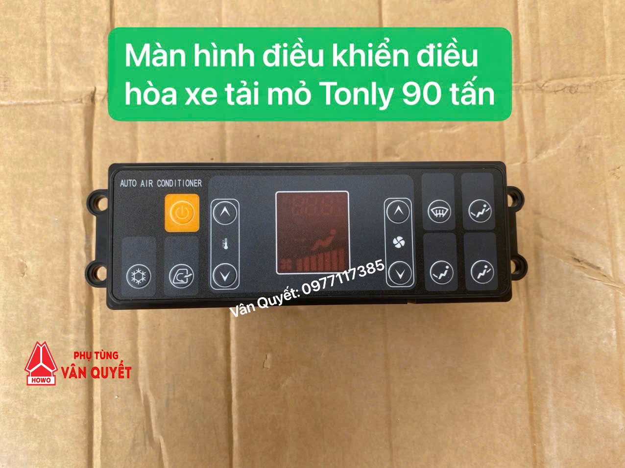 Màn hình điều khiển điều hòa xe tải mỏ Tonly 90 tấn
