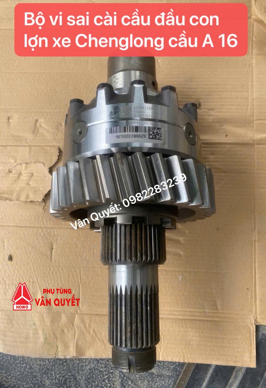 Vi sai đầu con lợn xe tải Chenglong cầu AC16
