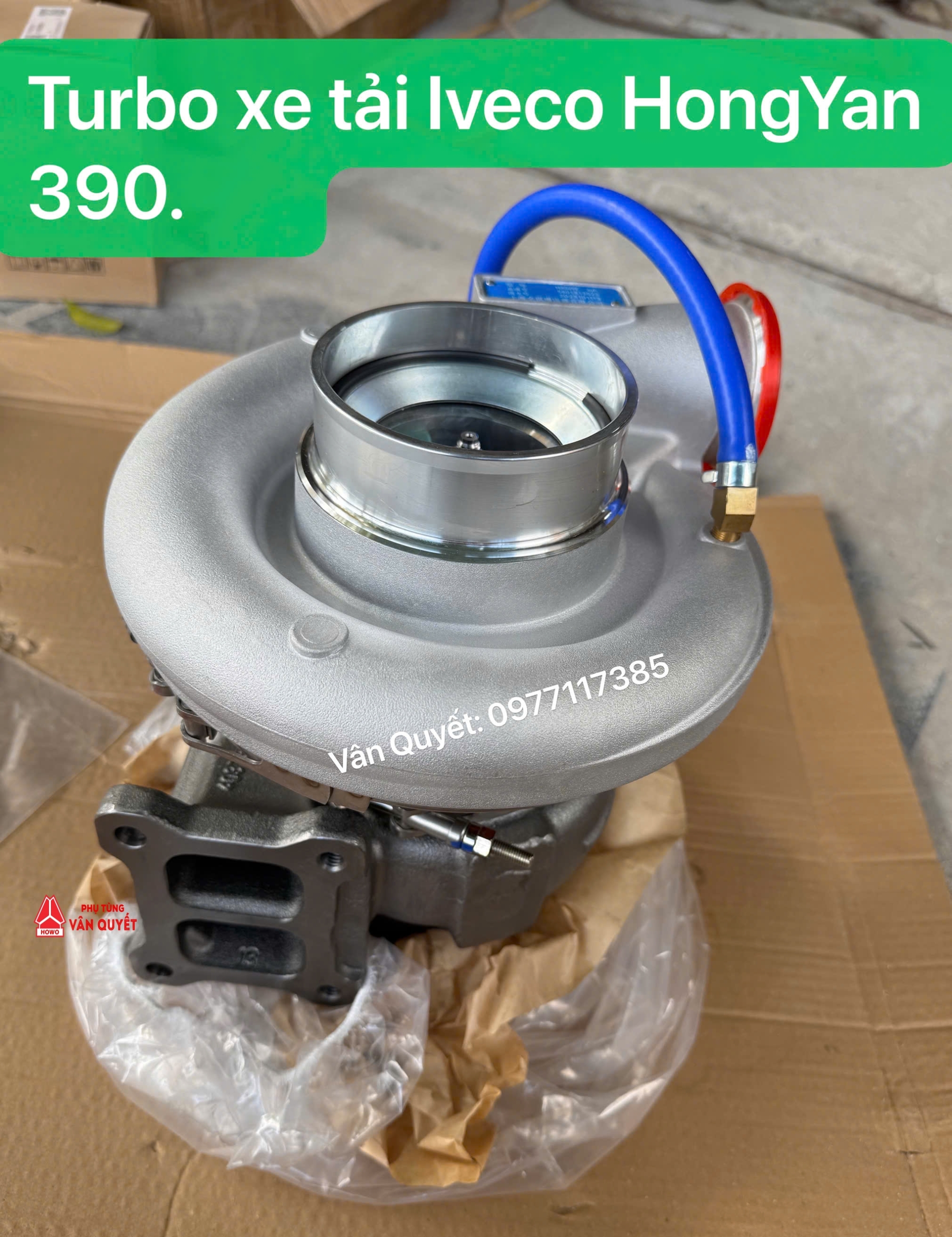 Turbo tăng áp động cơ xe tải HongYan Iveco 390 - HX52W - 5801813523