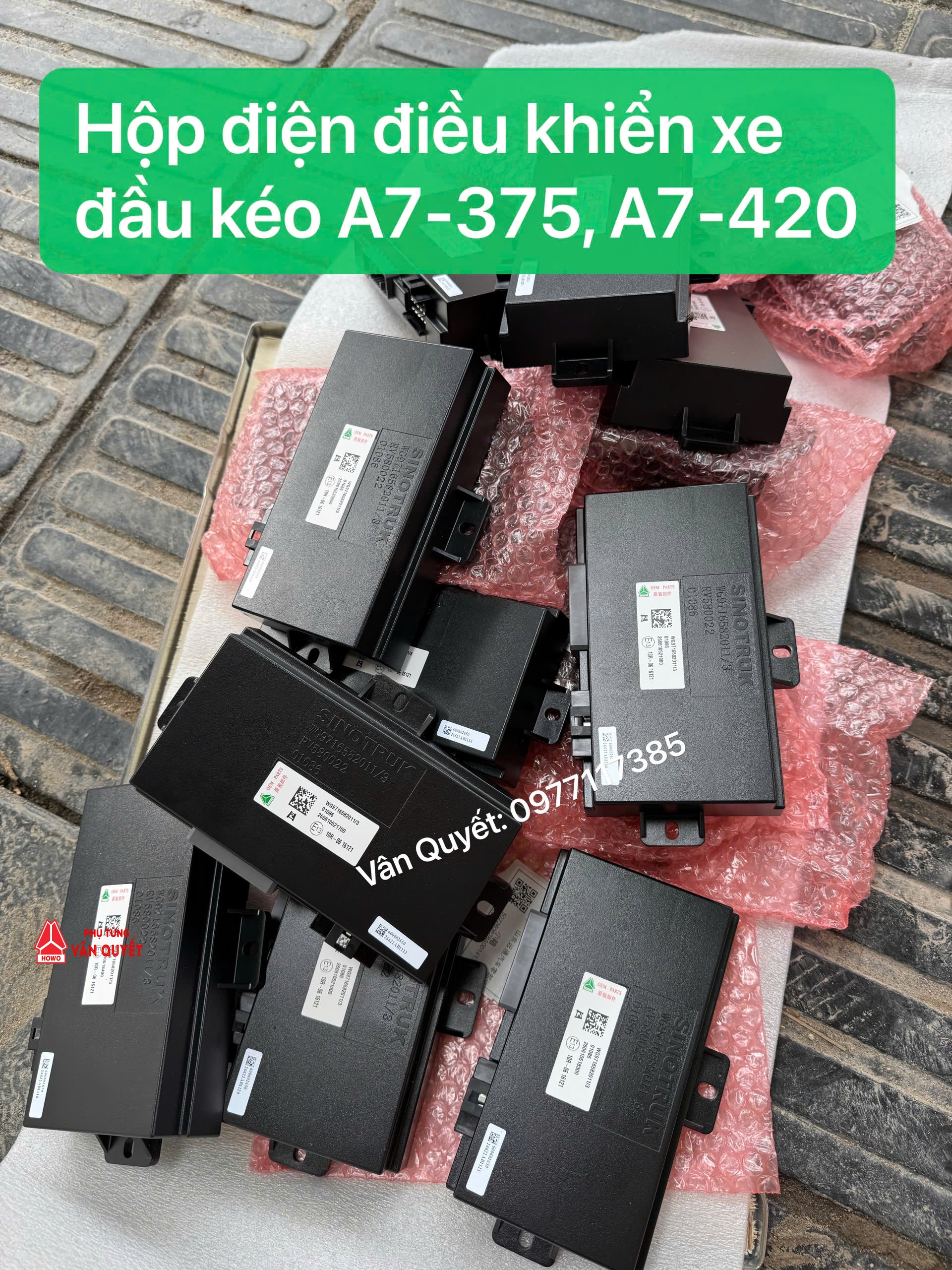 Hộp điện xe Howo 380 - 371 - 375 Nano BCU - WG9716582011/1