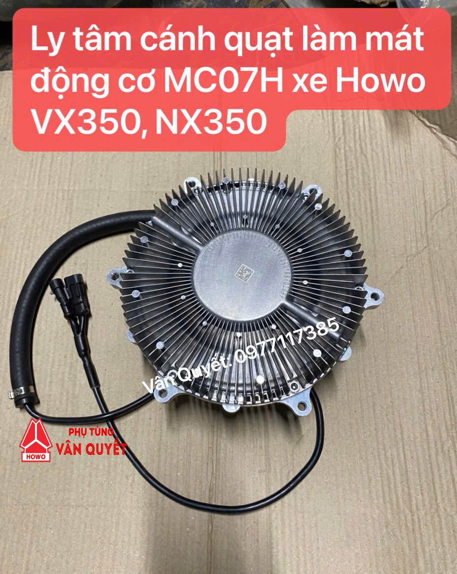 Ly tâm cánh quạt động  MC07H xe Howo Man VX350, NX350 - 082V06601-7091