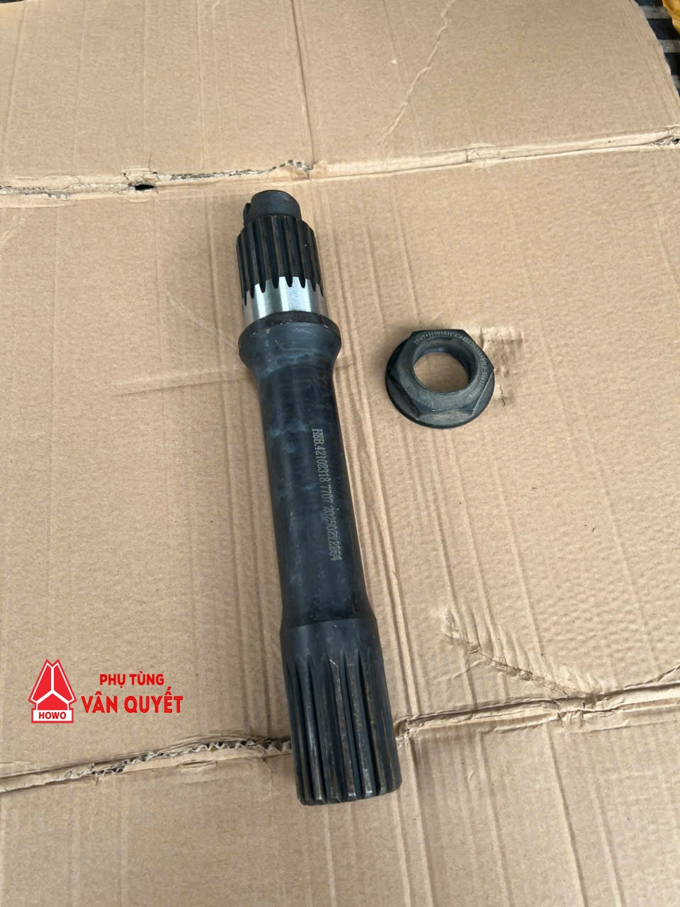 Bán trục láp dọc cài cầu xe HongYan Iveco 390, Cây láp cài cầu xe tải HongYan 390