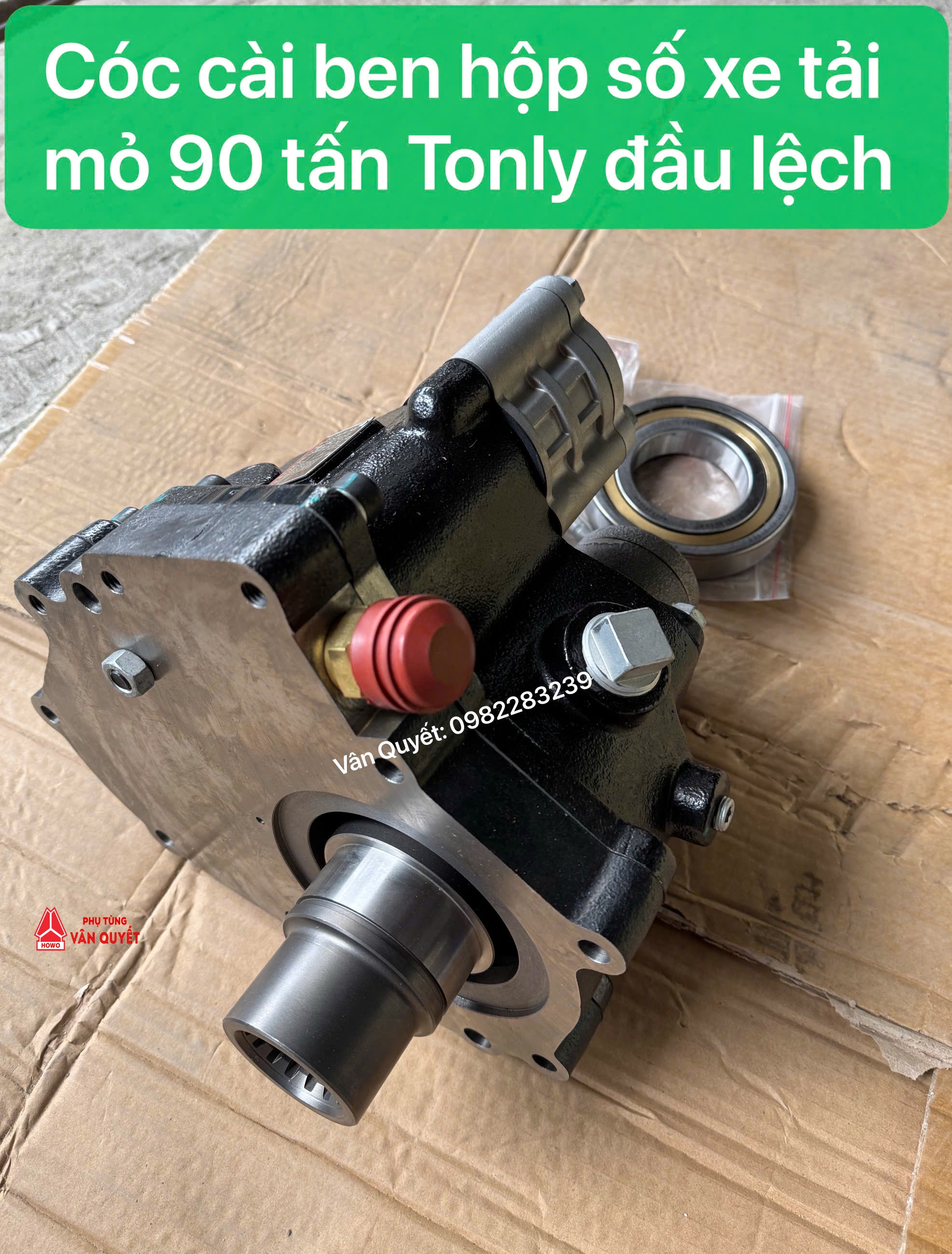 Cóc ben, cóc chích lực ben hộp số Fast 7DS-180, 7DS-220. G30664 lắp xe tải chạy mỏ 90 tấn Tonly - XCMG đầu lệch.