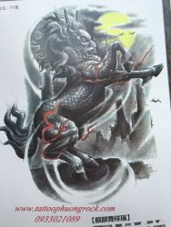 hình xăm kỳ lân