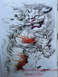 hình xăm kỳ lân