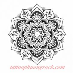 hinh xam mandala 03
