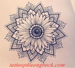 hinh xam mandala 14