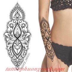 hinh xam mandala 42
