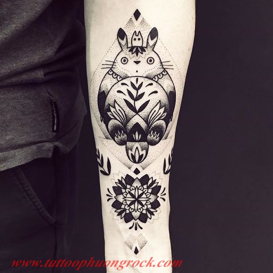 Hinh xam dotwork 11