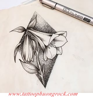 Hinh xam dotwork 21