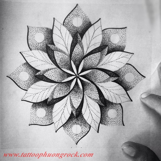 Hinh xam dotwork 3