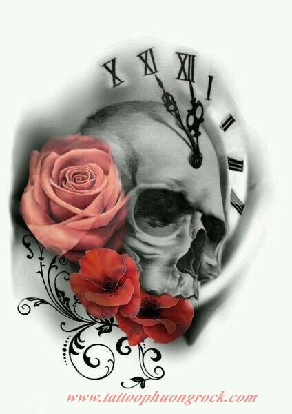 Hinh xam skull 21