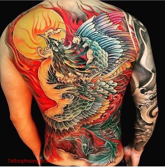 Hinh xam phuong hoang 3