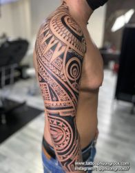 hinh xam polynesian 13