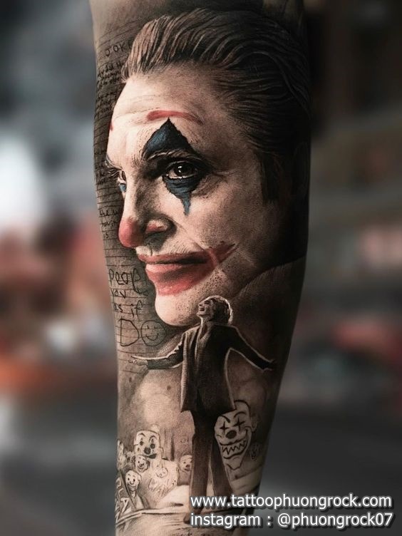 hình xăm joker 3