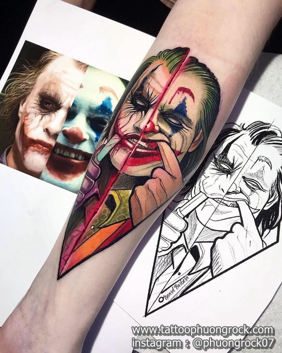 hình xăm joker 9