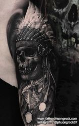 hinh xam skull 3