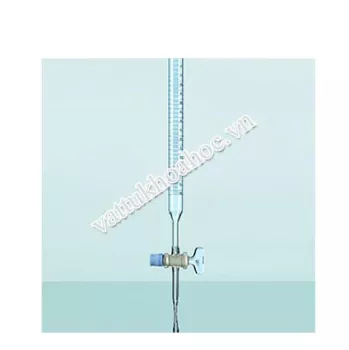 Burette thẳng, khóa thủy tinh đầu mài, loại B DURAN