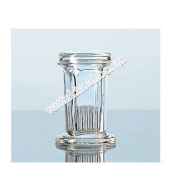 Hộp nhuộm lam loại Coplin thủy tinh soda lime DURAN