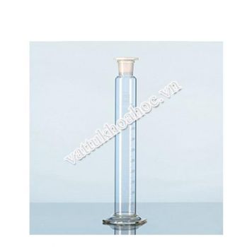 Ống đong thủy tinh có nút nhựa, class B DURAN