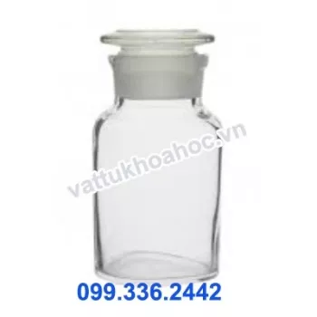 Chai trắng miệng rộng