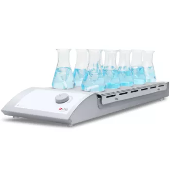 Máy khuấy từ 10 vị trí, 1100 vòng/phút