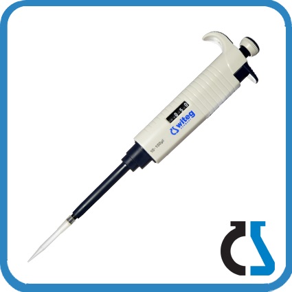 Micropipet 1 kênh Witeg Witopet dải 0.1~2.5µL