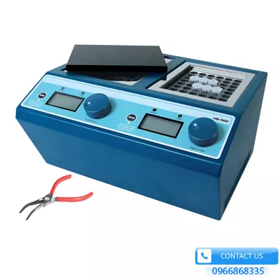 Bể ổn nhiệt khô 2 block Witeg HB-96D (150 độ, có nắp)
