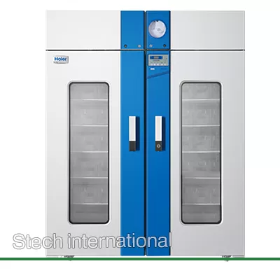 Tủ lạnh trữ máu cải tiến Haier1369 lít có bộ ghi nhiệt độ, USB kiểu giỏ đựng HXC-1369